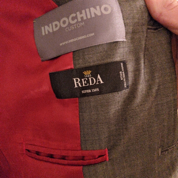 Single breasted suit jacket, super 130s fine wool, 40R, light grey - Picture 2 of 4